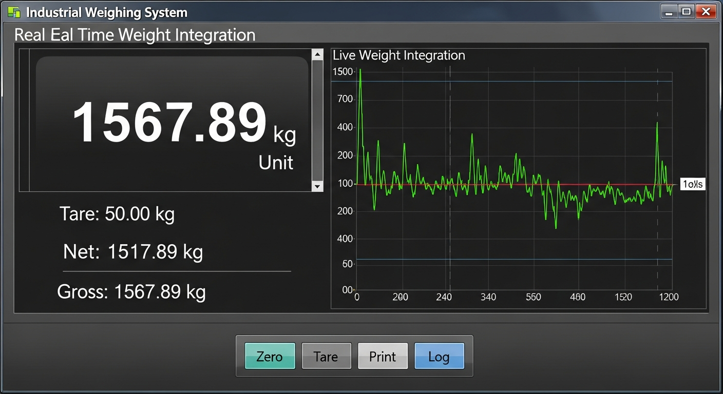 Weight Scale Module Gui POS Scale Software for Aggregate Suppliers | WeighPay